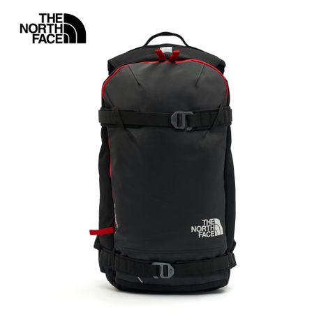 The North Face 北面 男女款黑色DWR防潑水舒適背負多功能滑雪後背包｜3S99KX9 筆電包/登山包