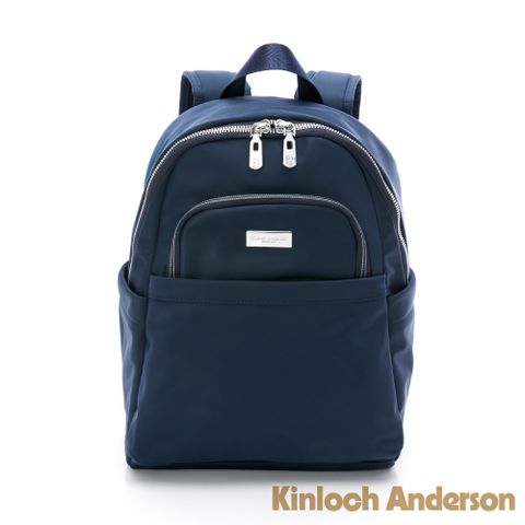 【Kinloch Anderson】Basic 前袋拉鍊後背包-藏青