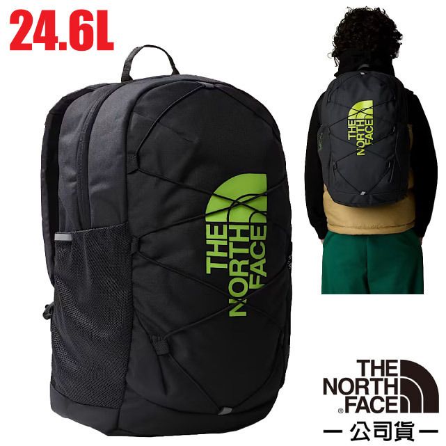 The North Face 北面 兒童/青少年Youth Jester Backpack 抗撕裂多功能減震透氣後背包24.6L.電腦書包/再生滌綸/52VY-AOY 瀝灰