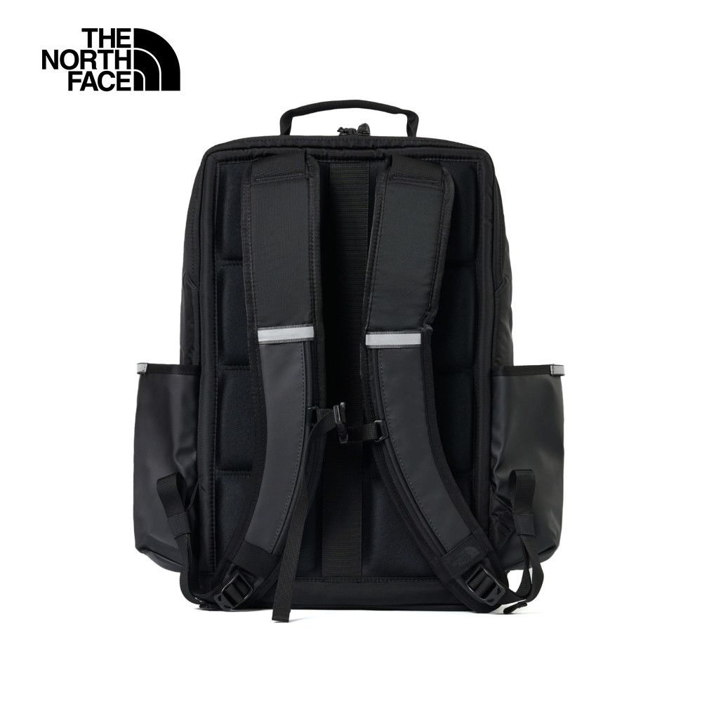 The North Face 北面 男女款黑色DWR防潑水大容量多功能休閒後背包｜8BK4BIA 筆電包/登山包