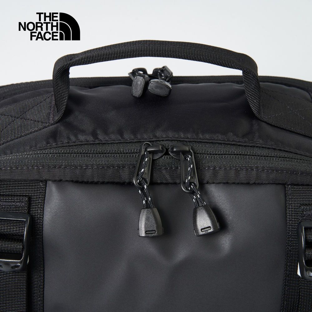 The North Face 北面 男女款黑色DWR防潑水大容量多功能休閒後背包｜8BK4BIA 筆電包/登山包