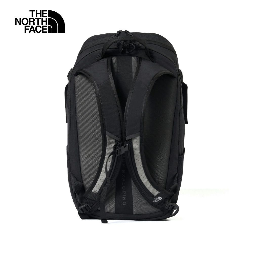 The North Face 北面 男女款黑色大容量多功能休閒後背包｜8BK8KX7 筆電包/登山包