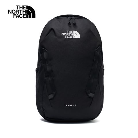 The North Face 北面 男女款黑色DWR防潑水休閒後背包｜3VY24H0 筆電包/登山包