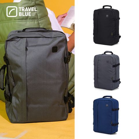 Travel Blue 藍旅 Trekker 漫步款Pro 旅行背包 3色 (輕旅行 登機後背包 旅行後背包)