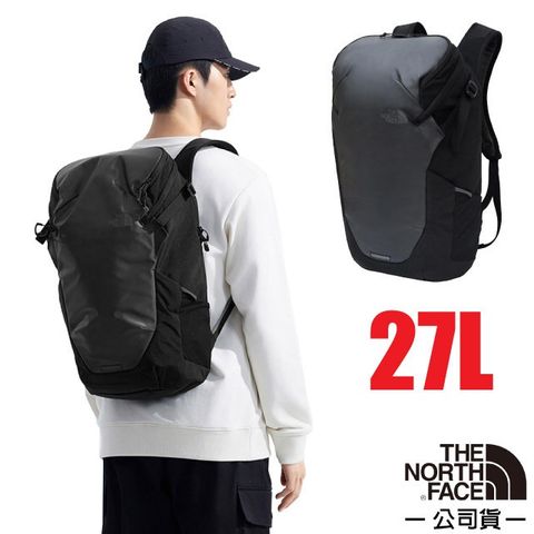 The North Face 北面 KABAN LTE 多功能日用休閒通勤電腦背包27L.雙肩後背包.書包/最大可容15吋筆電/8BK8