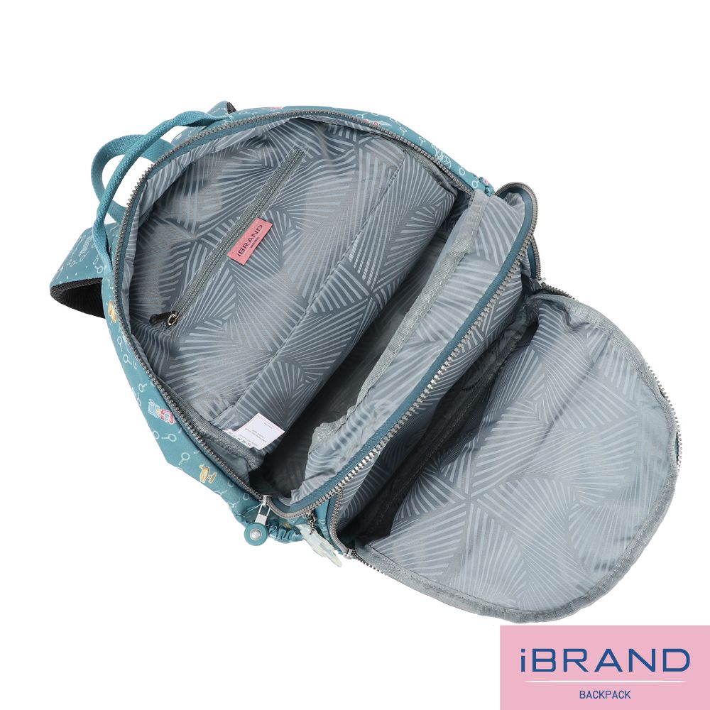 iBrand 後背包 經典百搭輕盈多口袋後背包-探索樂園