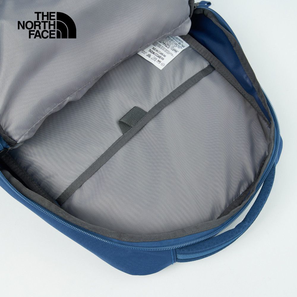 The North Face 北面 男女款藍色DWR防潑水舒適減壓休閒後背包｜3VY2ART 筆電包/登山包