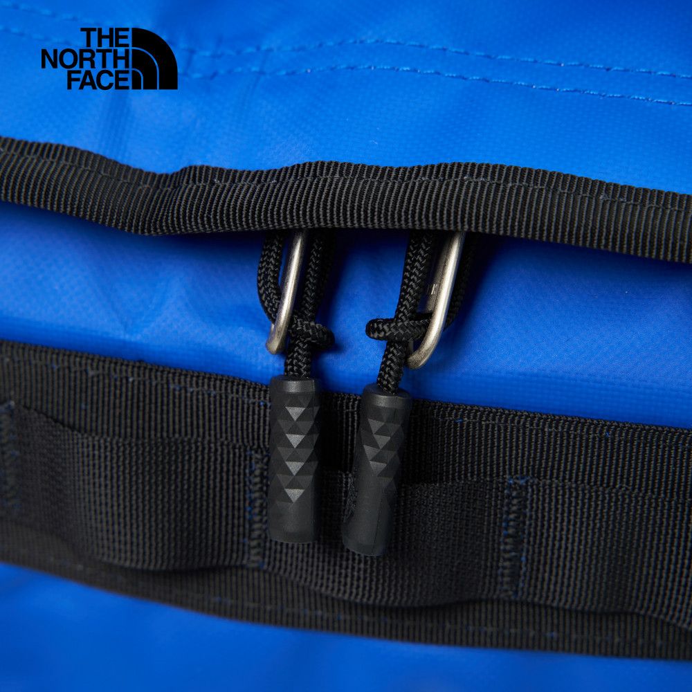 The North Face 北面 男女款藍色DWR防潑水背提兩用可收納旅行包｜52SA53S 筆電包/登山包