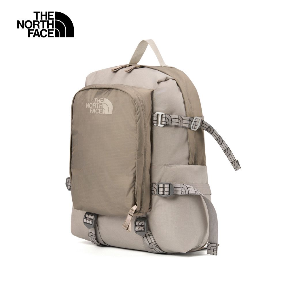 The North Face 北面 男女款石灰色休閒後背包｜8DJJ7J4 筆電包/登山包