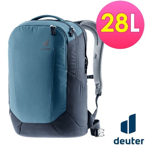 【Deuter】GIGA 28L 透氣休閒電腦後背包/3812321 霧藍