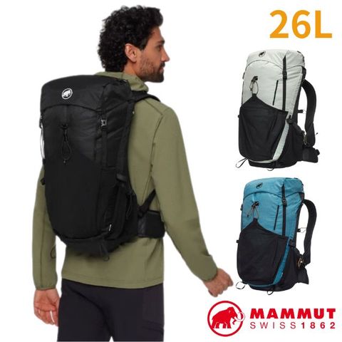 MAMMUT 長毛象 Ducan 26L 輕量登山健行日用背包.雙肩後背包.運動休閒背包/可拆卸防雨罩/2530-01260