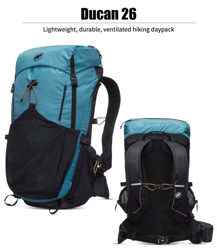 Ducan 26Lightweight, durable, ventilated hiking daypack