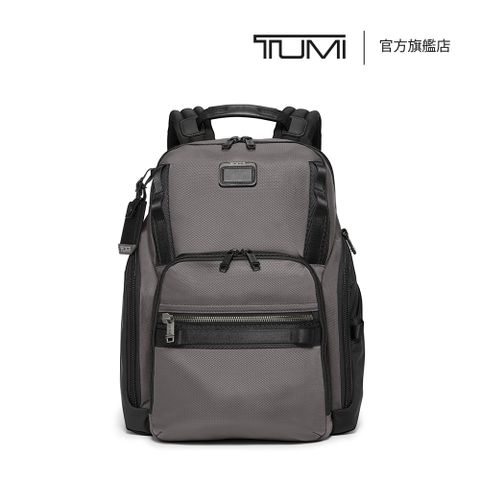 TUMI Alpha Bravo Search 彈道尼龍通勤商務後背包 - 炭灰色