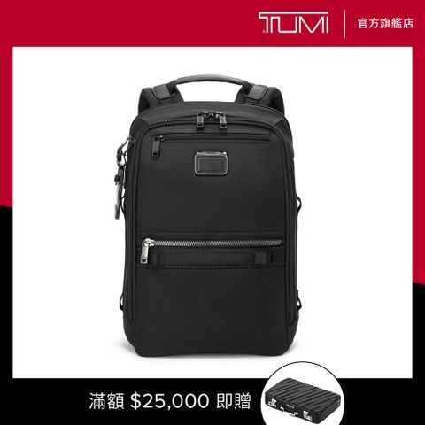 TUMI Alpha Bravo Dynamic 彈道尼龍商務休閒背包 - 黑色