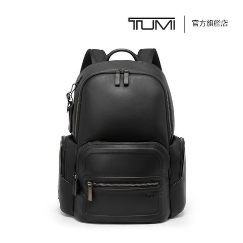 TUMI Harrison Hadden 背包 in 亮黑色