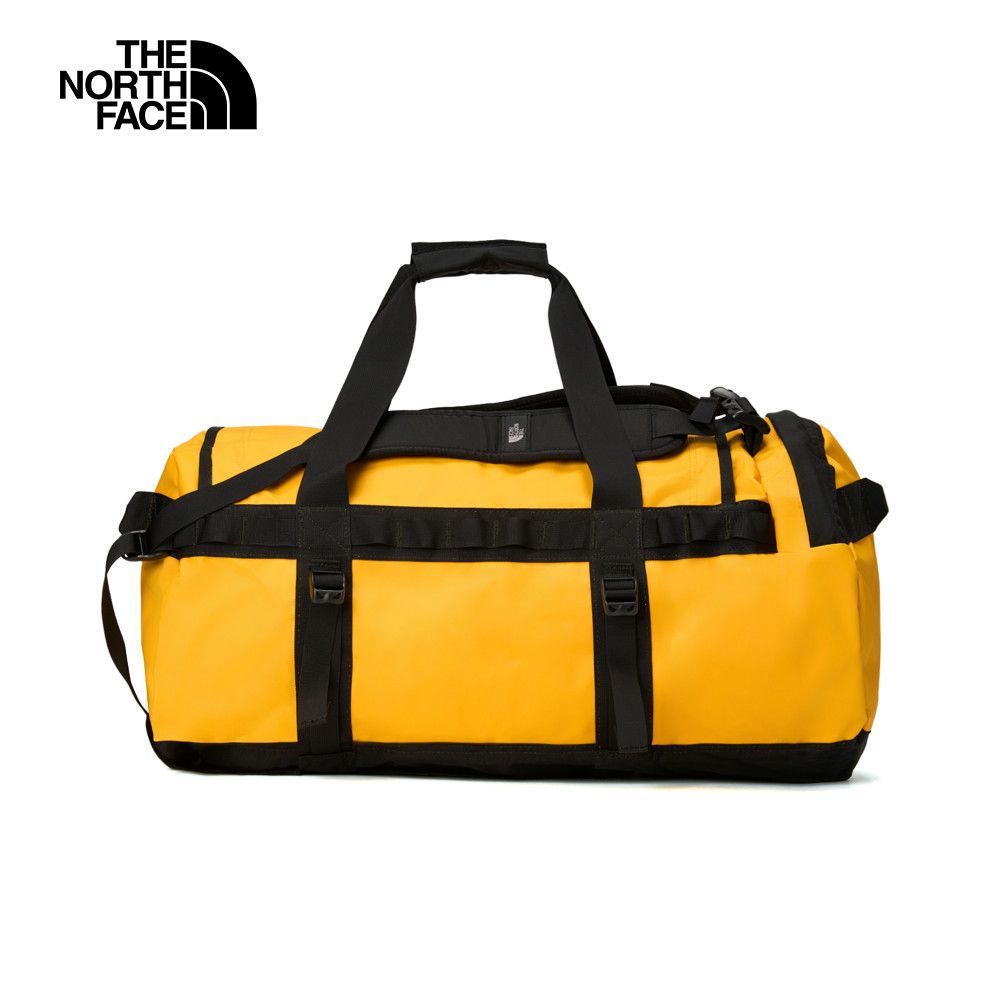 The North Face 北面 男女款黃色背提兩用可收納旅行包｜52SA4WP 筆電包/登山包
