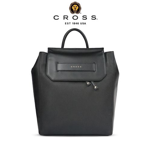 CROSS 限量1折 頂級NAPPA小牛皮後背包 艾佛利系列 全新專櫃展示品(黑色)
