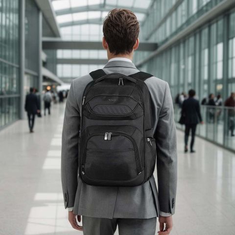 Targus Legend IQ EcoSmart 15-16 吋 22L 防盜後背包 - 黑色 (TSB705)