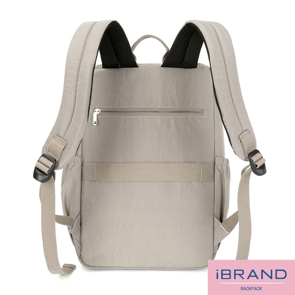 iBrand 後背包 輕盈防潑水實用好收納媽媽包後背包(多色任選)