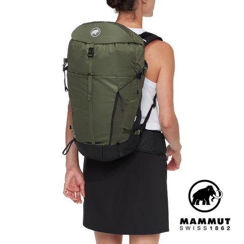 【Mammut 長毛象】Lithium 25 W 25L 多功能健行後背包 女款 深沼澤綠/黑 #2530-00730