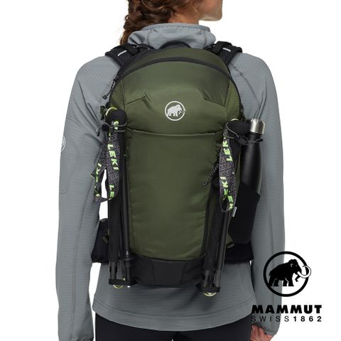 【Mammut 長毛象】Lithium 30 多功能健行後背包30L 女款 深沼澤綠/黑 #2530-00740