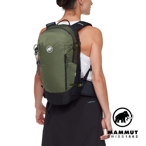 【Mammut 長毛象】Lithium 15 多用途健行後背包15L 女款 深沼澤綠/黑 #2530-03132