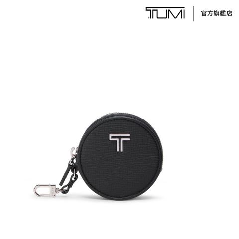 TURIN 皮革收納吊飾包 - 黑色