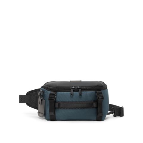 ALPHA BRAVO Platoon 彈道尼龍斜背包-石影藍