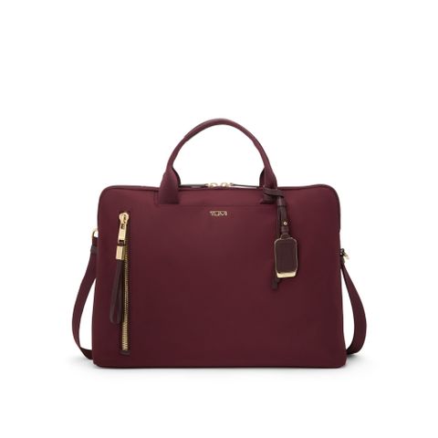 VOYAGEUR Benin 15 吋手提筆電包-勃根地紅