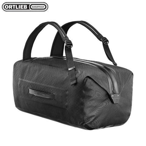 德國【Ortlieb】Duffle Metrosphere 40L 黑色壓紋防水旅行袋/戶外休閒雙肩防水包 / 雙肩溯溪防水包