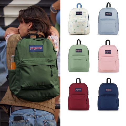 JANSPORT SUPERBREAK PLUS 校園系列後背包 -多色任選