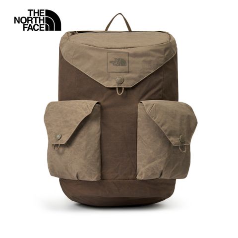 The North Face北面男女款棕色大容量休閒後背包｜8EERDHI 筆電包/登山包