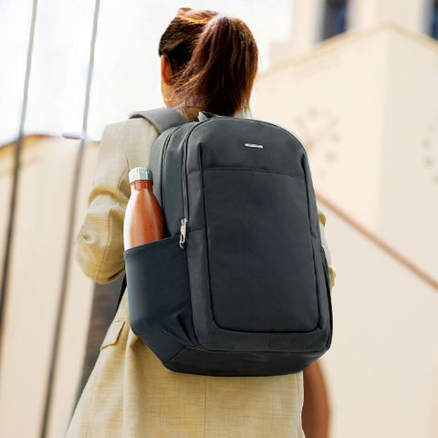 《TRAVELON》Classic雙層防盜後背包(黑)
