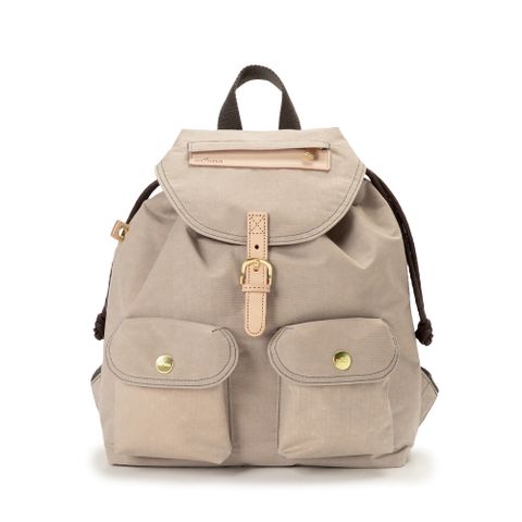 Soldier 小休閒束口後背包-奶茶色