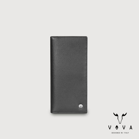 【VOVA 沃汎】台灣總代理 菲尼克斯 12卡長夾-黑色/VA135W005BK