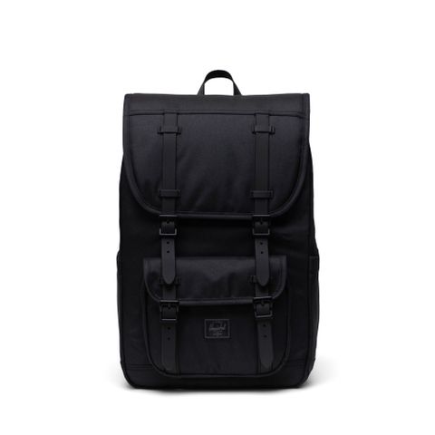 【Herschel】Little America™Mid 後背包 16吋筆電 大容量 減壓肩帶 21L - 極致黑