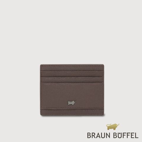 【BRAUN BUFFEL 德國小金牛】台灣總代理 維克多-D 卡夾-培土棕/BF512-151-POS