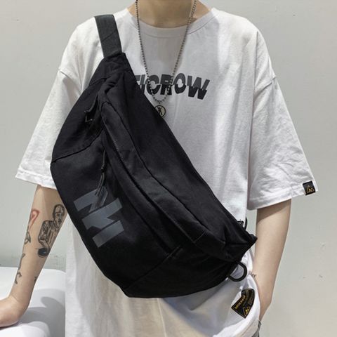 E.City_韓版多功能休閒胸腰包大挎包