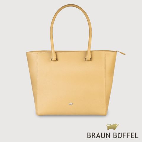 BRAUN BUFFEL 德國小金牛 台灣總代理 依雅娜 肩包-奶茶棕/BF853-57-CR