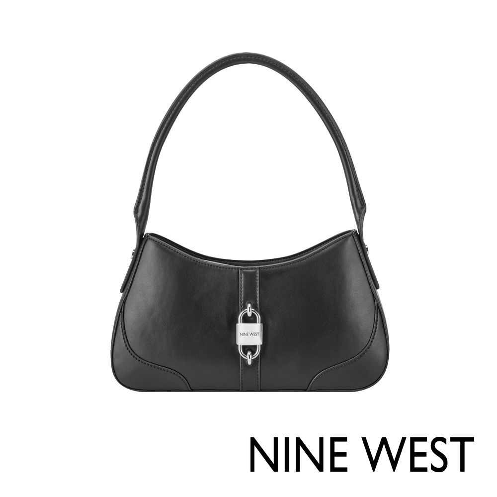 NINE WEST WESSON 半月肩背包-黑色(123873)