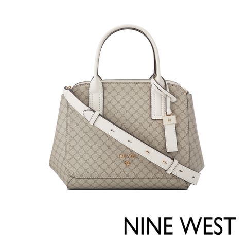 NINE WEST MORDEN 幾何造型托特包-LOGO紋(128606)
