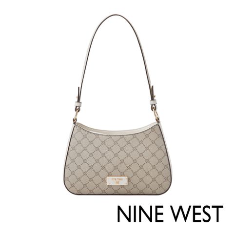 NINE WEST CHARMAINE 經典肩背包-LOGO紋(129318)