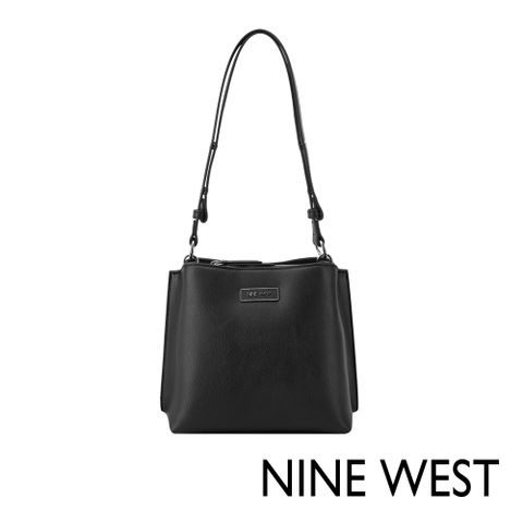 NINE WEST SHONDA 造型側背包-黑色(517374)