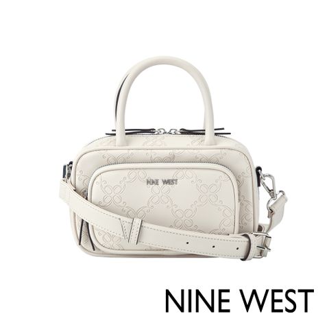 NINE WEST ELVA 立體斜背包-白色(527376)