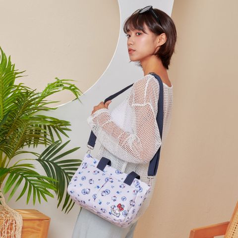 【Hello Kitty】皇家航海-兩用手提包-白 KT03J04WT(11GI)