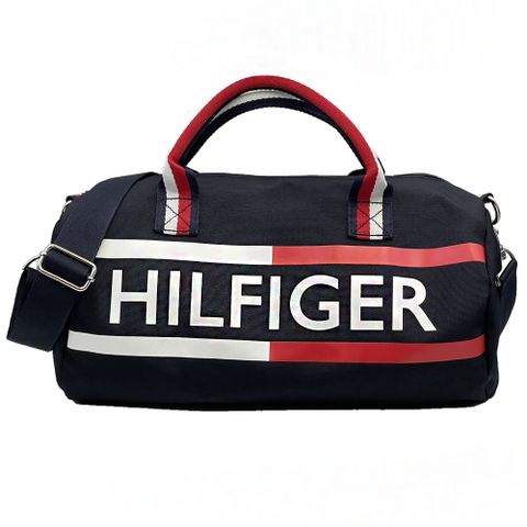 Tommy Hilfiger 休閒輕量手提/斜背包/圓桶包(海軍藍)