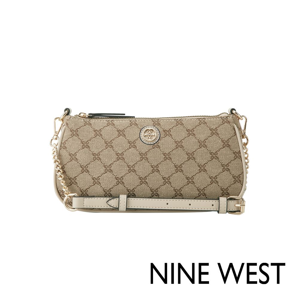 NINE WEST AVAYA 長型斜/肩背包-LOGO紋(145672)