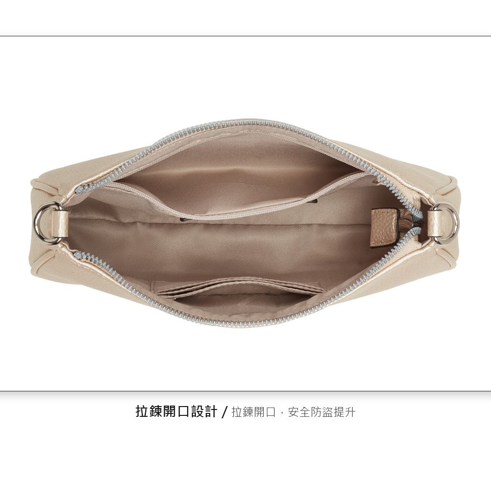 拉鍊開口設計/拉鍊開口,安全防盜提升