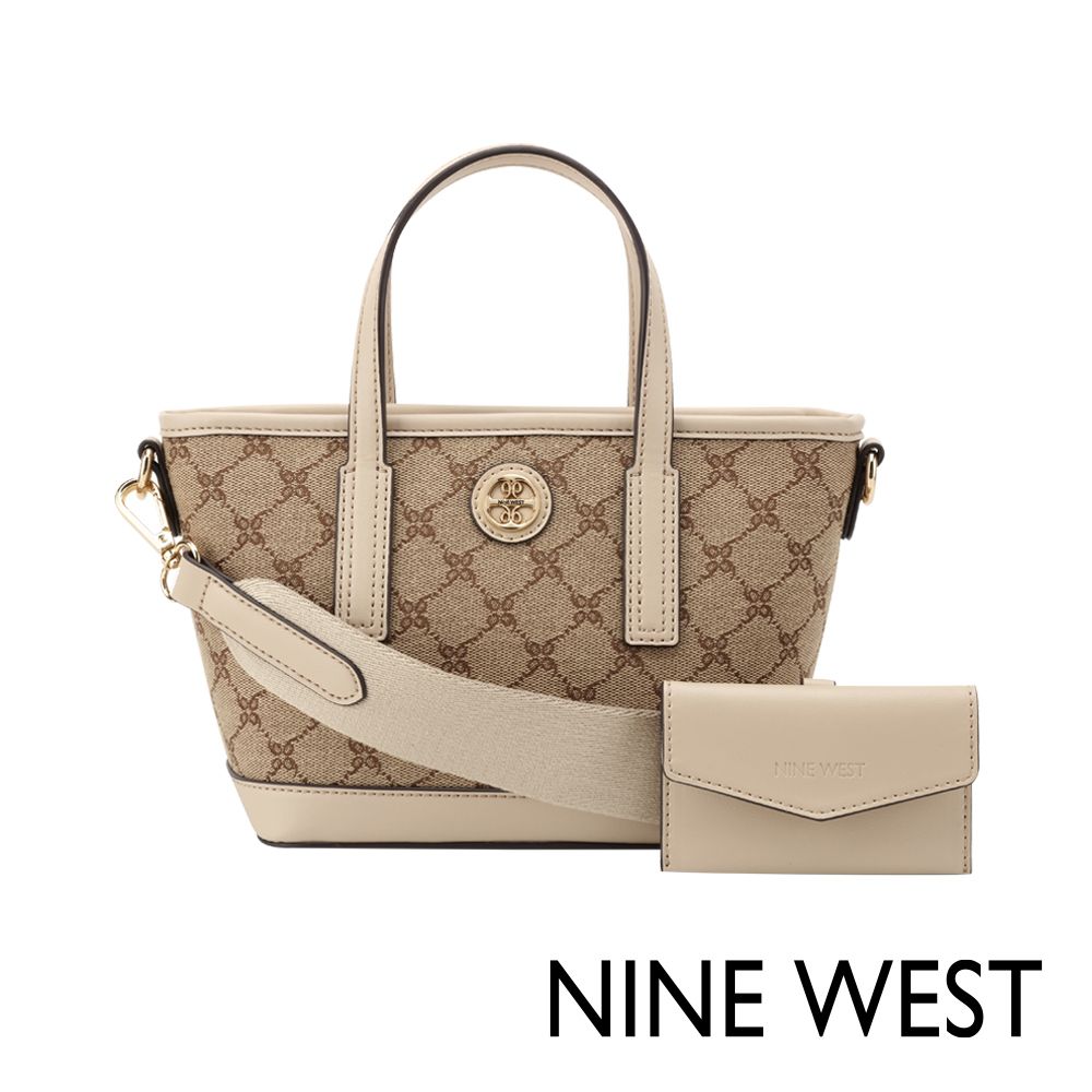 NINE WEST AVAYA 經典水餃包-LOGO紋(145675)