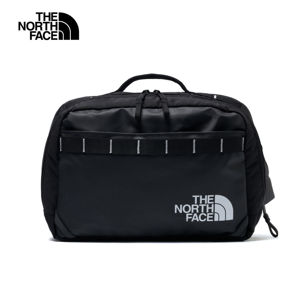The North Face 北面 男女款黑色DWR防潑水休閒單肩包｜81BN53R 斜背包